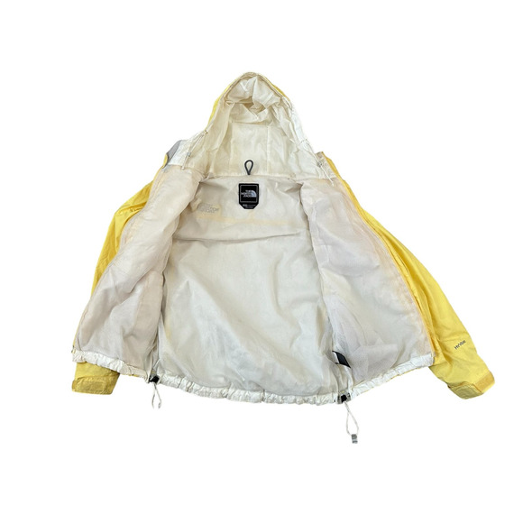 North Face Hyvent Womens XS Yellow Shell Jacket - Picture 3 of 11